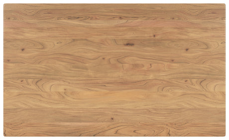 Gretlynn Natural And Black Dining Table by Ashley at Eve Furniture