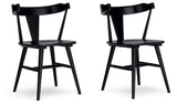 Gretlynn Natural And Black Rectangular Dining Room Set by Ashley at Eve Furniture