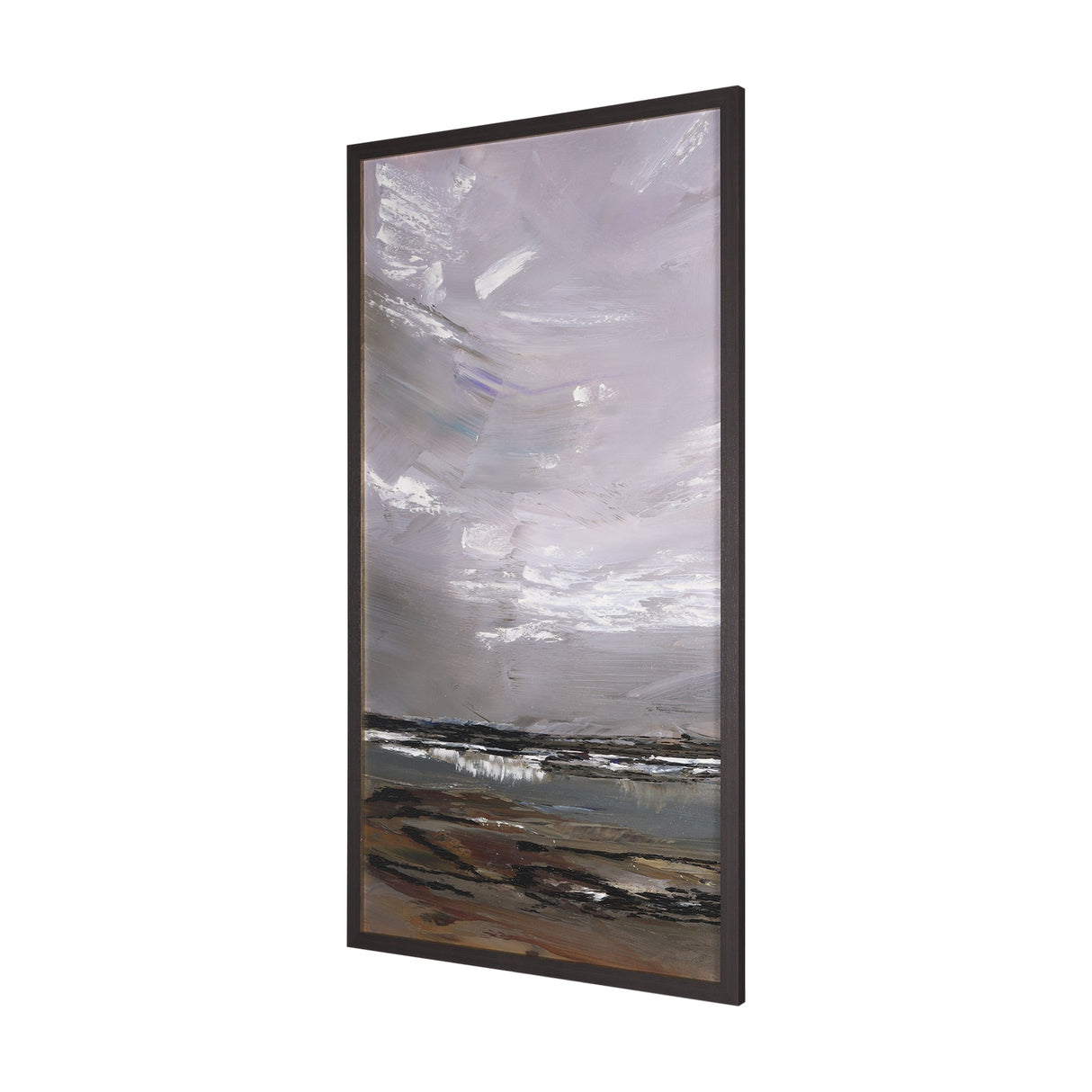 Grey Day I by Mercana Studio a Hand Embellished Textured Framed Canvas by Mercana at Eve Furniture