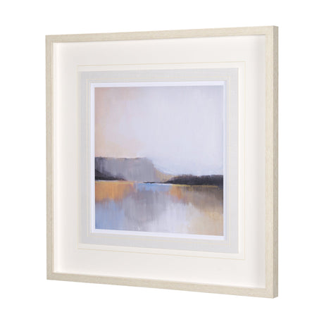 Grey Dunes I by Alison Jerry a Hand Embellished Textured Framed Art Print Matted under Glass by Mercana at Eve Furniture