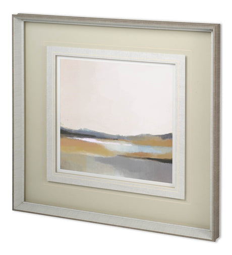 Grey Dunes II by Alison Jerry a Hand Embellished Textured Framed Art Print Matted under Glass by Mercana at Eve Furniture