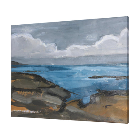 Grey Sky I by Mercana Studio a Hand Embellished Textured Canvas by Mercana at Eve Furniture