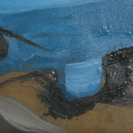 Grey Sky I by Mercana Studio a Hand Embellished Textured Canvas by Mercana at Eve Furniture