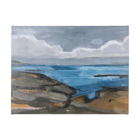 Grey Sky I by Mercana Studio a Hand Embellished Textured Canvas by Mercana at Eve Furniture