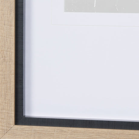Grey Sky I by Mercana Studio a Hand Embellished Textured Framed Art Print Matted under Glass by Mercana at Eve Furniture