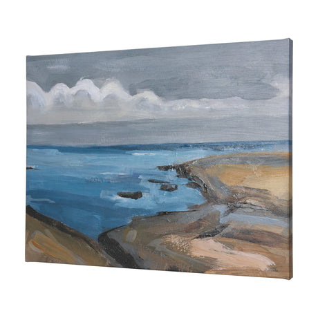 Grey Sky II by Mercana Studio a Hand Embellished Textured Canvas by Mercana at Eve Furniture