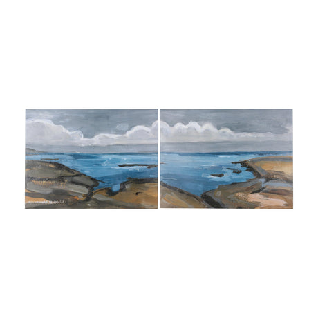 Grey Sky II by Mercana Studio a Hand Embellished Textured Canvas by Mercana at Eve Furniture