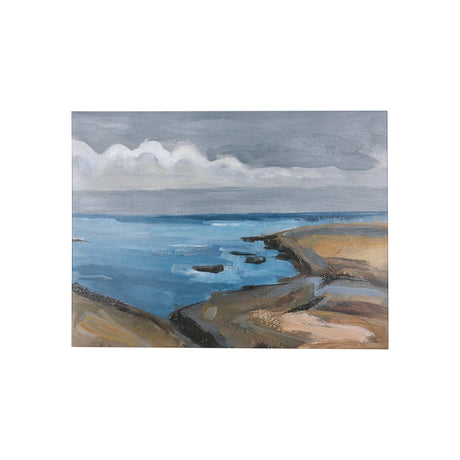 Grey Sky II by Mercana Studio a Hand Embellished Textured Canvas by Mercana at Eve Furniture