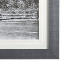 Grey & White Barn I by Mercana Studio Hand Embellished Textured Framed Photo Art Print Matted under by Mercana at Eve Furniture