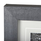 Grey & White Barn I by Mercana Studio Hand Embellished Textured Framed Photo Art Print Matted under by Mercana at Eve Furniture