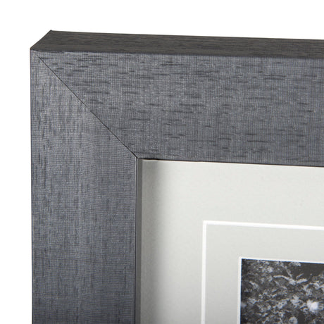 Grey & White Barn I by Mercana Studio Hand Embellished Textured Framed Photo Art Print Matted under by Mercana at Eve Furniture