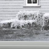 Grey & White Barn I by Mercana Studio Hand Embellished Textured Framed Photo Art Print Matted under by Mercana at Eve Furniture
