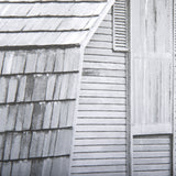 Grey & White Barn I by Mercana Studio Hand Embellished Textured Framed Photo Art Print Matted under by Mercana at Eve Furniture