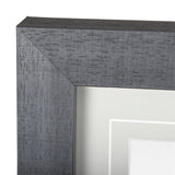 Grey & White Barn Ii by Mercana Studio Hand Embellished Textured Framed Photo Art Print Matted under by Mercana at Eve Furniture