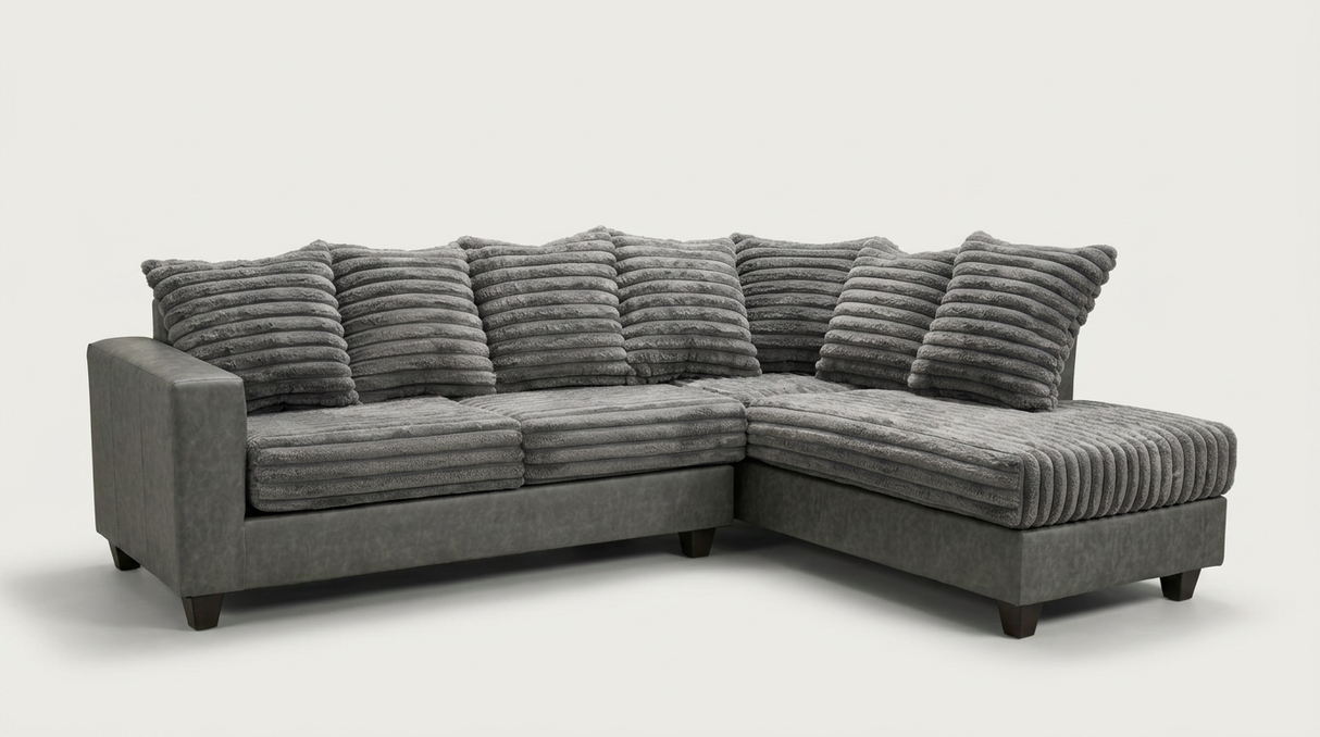 Costa Grey RAF 2-Piece Sectional