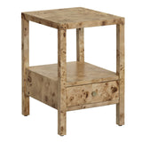 Greysen Brown Side Table by Crestview at Eve Furniture