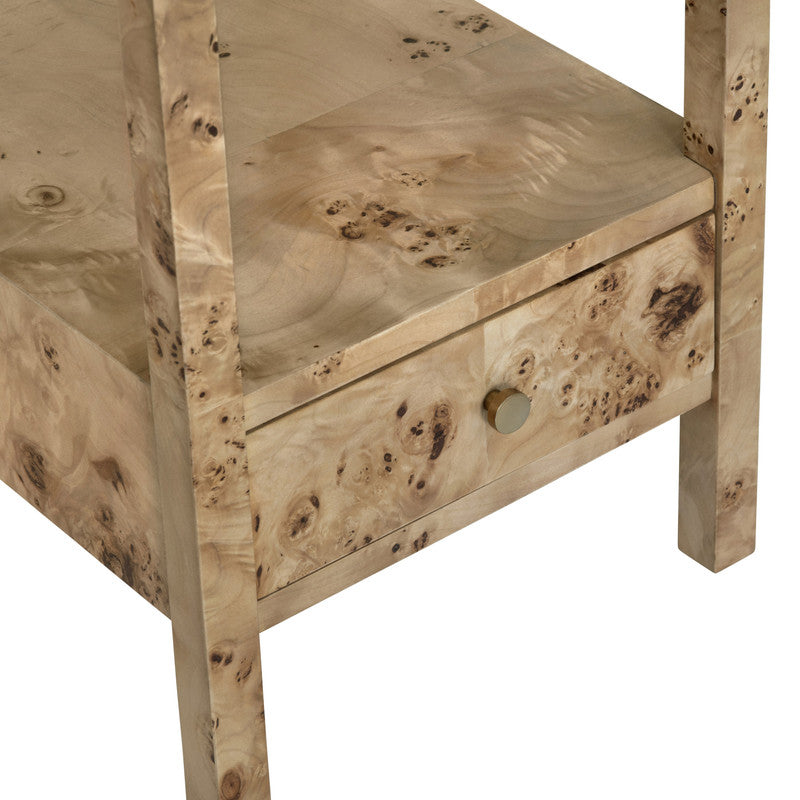 Greysen Brown Side Table by Crestview at Eve Furniture