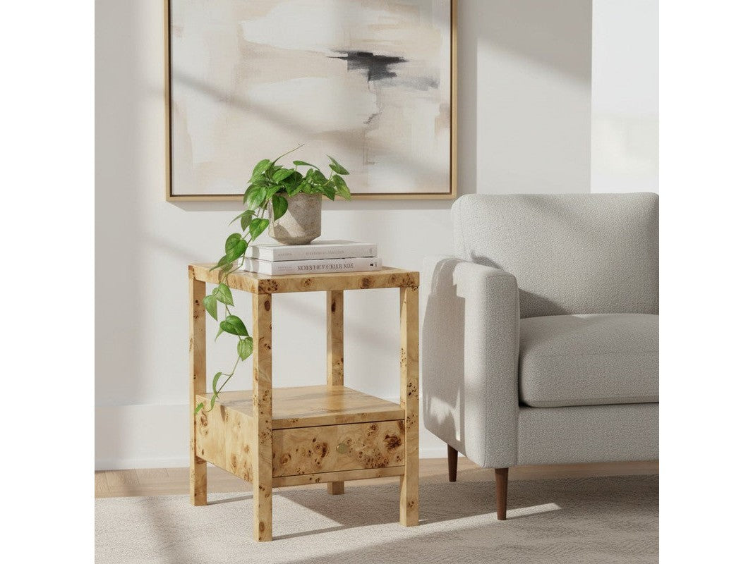 Greysen Brown Side Table by Crestview at Eve Furniture