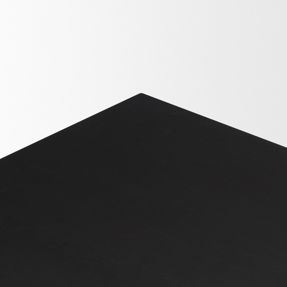 Grier Black Wood w/ Black Cane Console Table by Mercana at Eve Furniture
