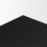 Grier Black Wood w/ Black Cane Console Table by Mercana at Eve Furniture