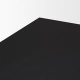 Grier Black Wood w/ Black Cane Dining Table by Mercana at Eve Furniture