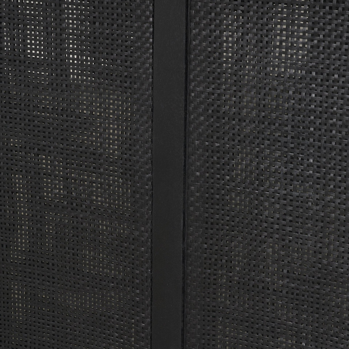 Grier Black Wood w/ Black Cane Dining Table by Mercana at Eve Furniture