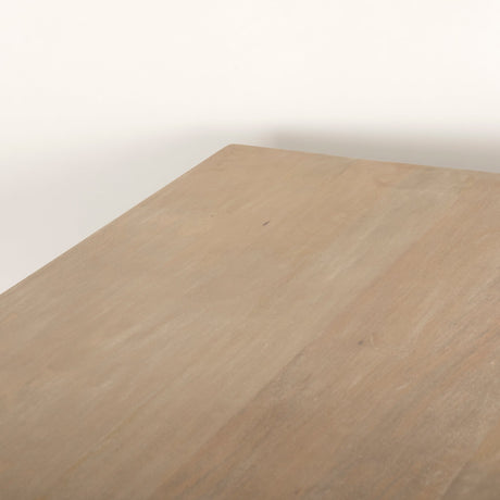 Grier Light Brown Wood w/ Cane Dining Table by Mercana at Eve Furniture