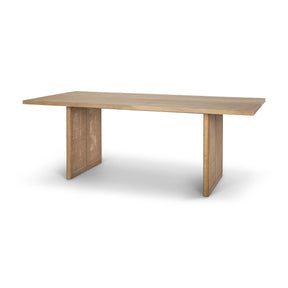 Grier Light Brown Wood w/ Cane Dining Table by Mercana at Eve Furniture