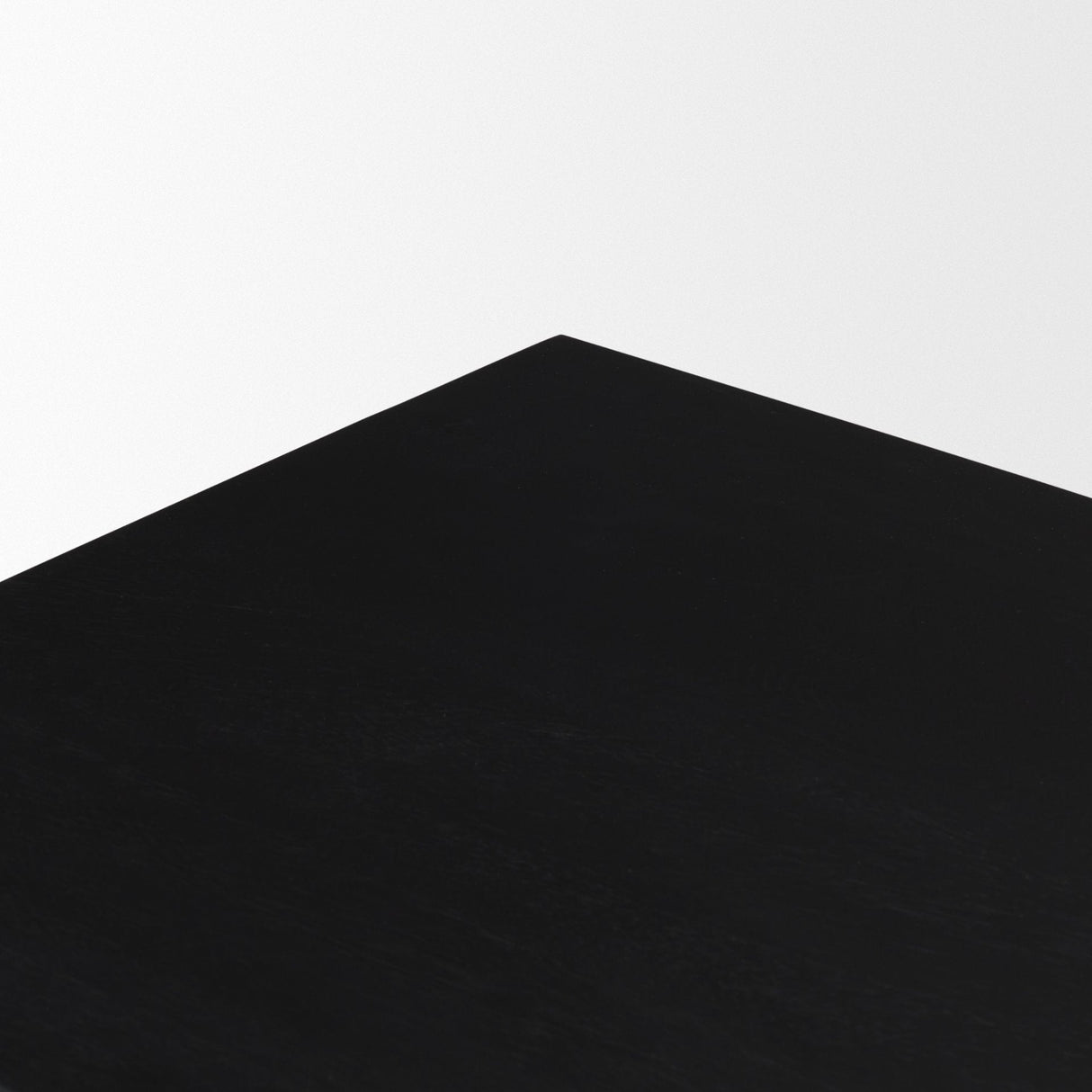 Grier Matte Black Stained Wood w/ Black Cane Accent Cabinet by Mercana at Eve Furniture