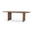 Grier Medium Brown Wood w/ Cane Dining Table by Mercana at Eve Furniture