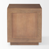 Grier Medium Brown Wood w/ Cane End Table by Mercana at Eve Furniture