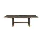 Griffin Brown Extendable Dining Table by Homelegance at Eve Furniture