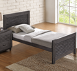 Griffin Charcoal Brown Twin Bed by Furniture of America at Eve Furniture