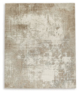 Grifflain Tan/Brown/Gray Large Rug by Ashley at Eve Furniture
