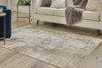 Grifflain Tan/Brown/Gray Medium Rug by Ashley at Eve Furniture