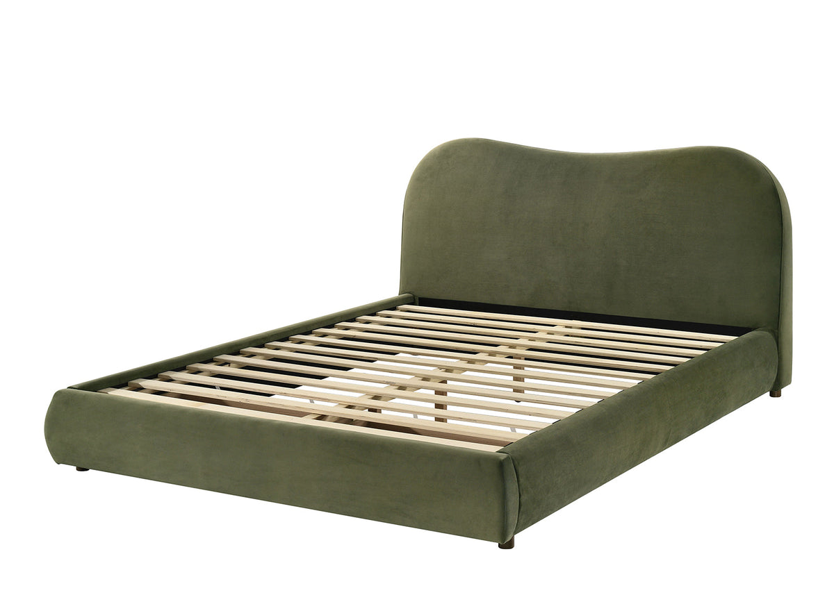 Grimsby Olive Green Eastern King Bed