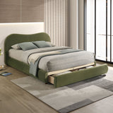 Grimsby Olive Green Eastern King Bed