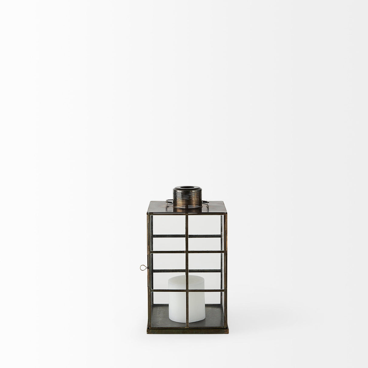 Grimwig (Small) LANTERN W/SHEET BASE WITHOUT BEVEL by Mercana at Eve Furniture