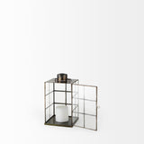 Grimwig (Small) LANTERN W/SHEET BASE WITHOUT BEVEL by Mercana at Eve Furniture