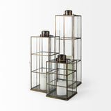 Grimwig (Small) LANTERN W/SHEET BASE WITHOUT BEVEL by Mercana at Eve Furniture