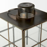 Grimwig (Small) LANTERN W/SHEET BASE WITHOUT BEVEL by Mercana at Eve Furniture