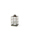 Grimwig (Small) LANTERN W/SHEET BASE WITHOUT BEVEL by Mercana at Eve Furniture