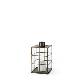 Grimwig (Small) LANTERN W/SHEET BASE WITHOUT BEVEL by Mercana at Eve Furniture