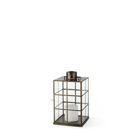 Grimwig (Small) LANTERN W/SHEET BASE WITHOUT BEVEL by Mercana at Eve Furniture