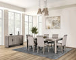 Gristalt Gray/Stone Gray 7-Piece Dining Room Set by Furniture of America at Eve Furniture