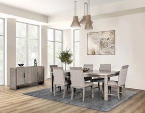 Gristalt Gray/Stone Gray 7-Piece Dining Room Set by Furniture of America at Eve Furniture
