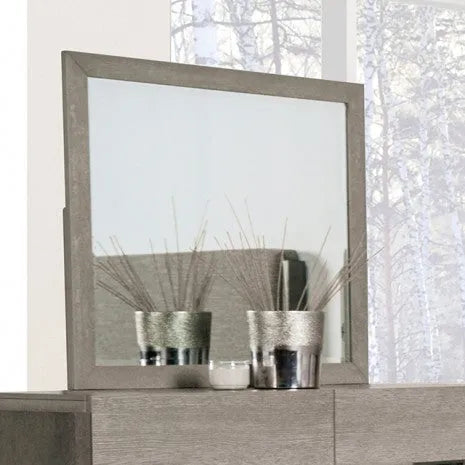 Gristalt Stone Gray 4-Piece Queen Bedroom Set by Furniture of America at Eve Furniture