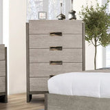 Gristalt Stone Gray 5-Piece Queen Bedroom Set by Furniture of America at Eve Furniture