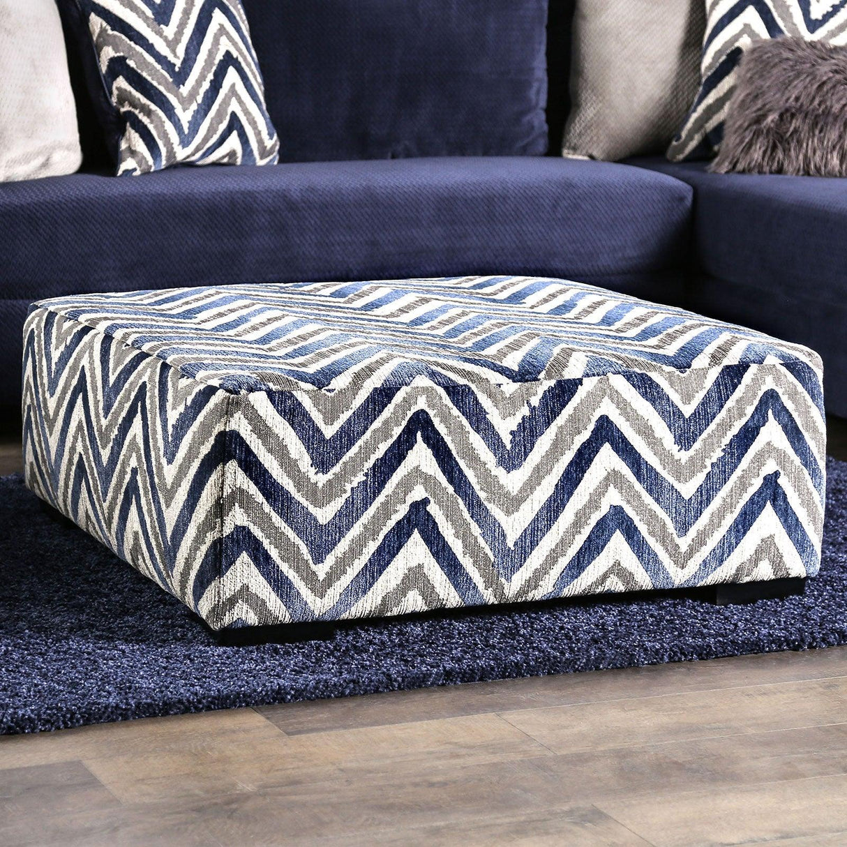 Griswold Zigzag Multi Ottoman by Furniture of America at Eve Furniture