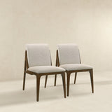 Grivelle Cream Fabric Dining Chair (Set Of 2) by Ashcroft Furniture at Eve Furniture